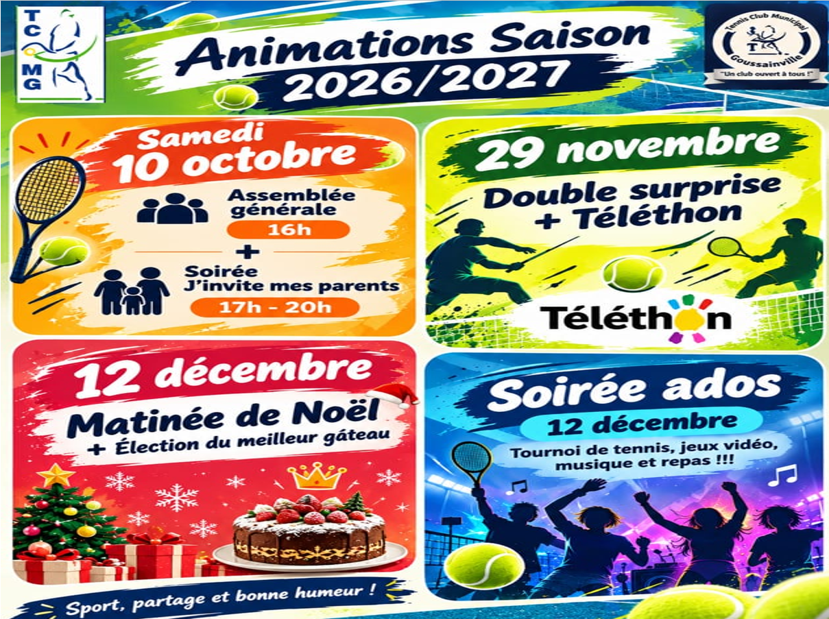 Animation Saison 2026/2027